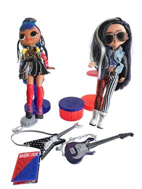 2020 LOL Surprise OMG Punk Grrrl 9.5” Rocker Boi 10” Fashion Dolls Lot